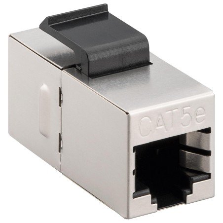 Frutto Keystone RJ45 Cat5e F/F FTP Schermato