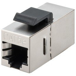 Frutto Keystone RJ45 Cat5e F/F FTP Schermato