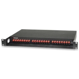 Cassetto Ottico 19'' con 24 bussole ST Nero