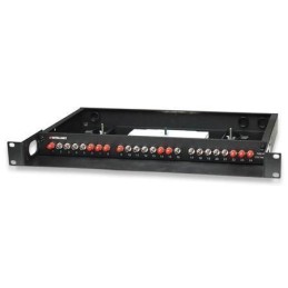 Cassetto Ottico 19'' con 24 bussole ST Nero