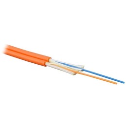 Cavo Zip Cord 2 Fibre Multimodale 50/125 OM2 2.9x5.8 mm Arancione