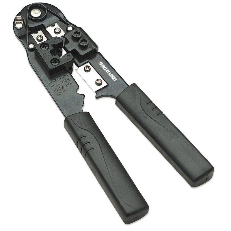Pinza a Crimpare per Connettori Modulari RJ45 8 Poli Pinza a Crimpare per Connettori Modulari RJ45 8 Poli