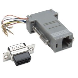 Adattatore Modulare DB 9p. M / RJ45 8 fili