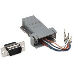 Adattatore Modulare DB 9p. M / RJ45 8 fili