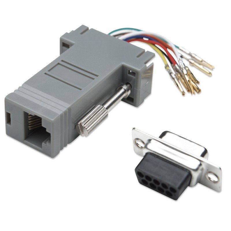 Adattatore Modulare DB 9p.F / RJ45 8 fili