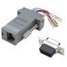 Adattatore Modulare DB 9p.F / RJ45 8 fili