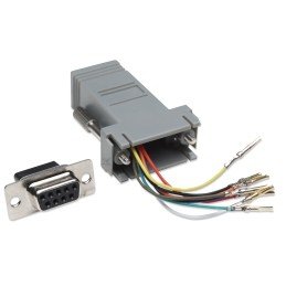 Adattatore Modulare DB 9p.F / RJ45 8 fili