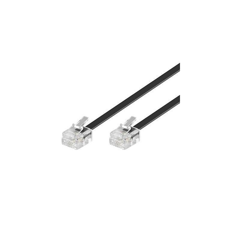 Cavo telefonico RJ11 Modulare 6P4C 3 mt Cavo telefonico RJ11 Modulare 6P4C 3 mt