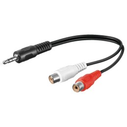 Cavo Audio Stereo 2 RCA femmina a Jack 3.5 mm maschio 1,5m