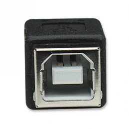 Adattatore Convertitore USB A Femmina USB B Femmina Nero