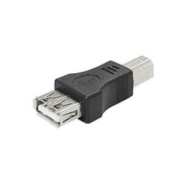 Adattatore Convertitore USB A Femmina USB B Maschio Nero