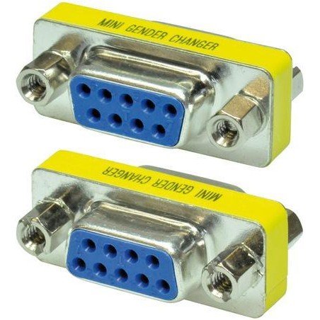 Mini Gender Changer Standard DB 9 poli F/F