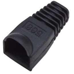 Copriconnettore per Plug RJ45 6.2mm Nero