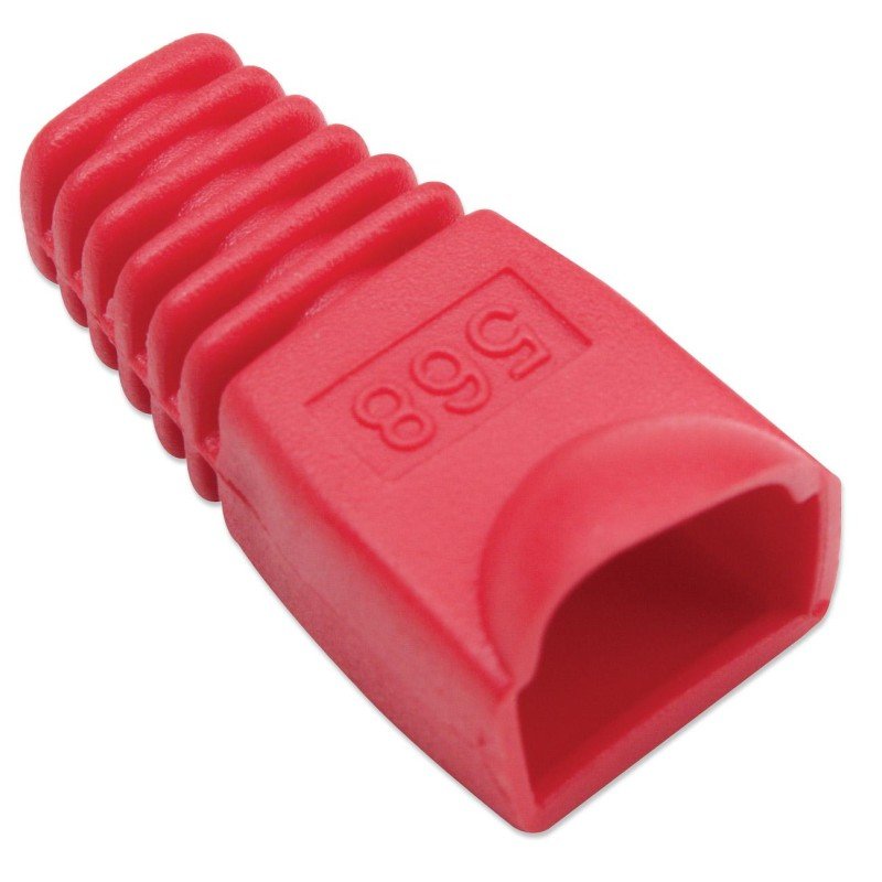 Copriconnettore per Plug RJ45 6.2mm Rosso Copriconnettore per Plug RJ45 6.2mm Rosso