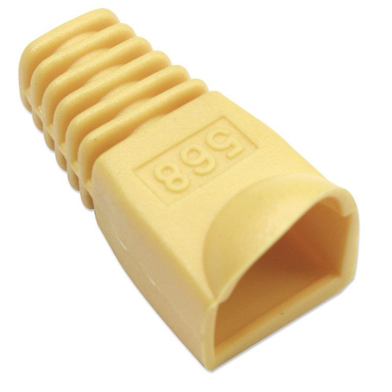 Copriconnettore per Plug RJ45 6.2mm Giallo Copriconnettore per Plug RJ45 6.2mm Giallo