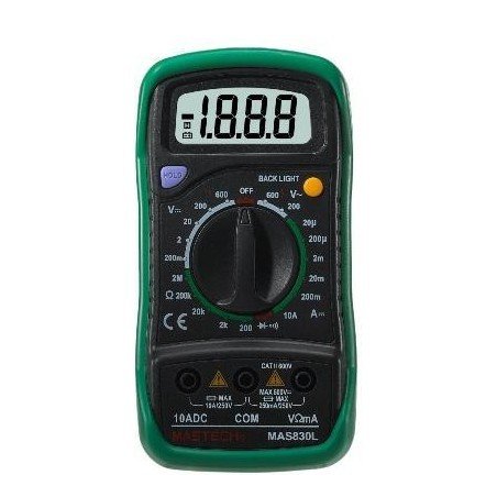 Multimetro digitale compatto MAS830LH
