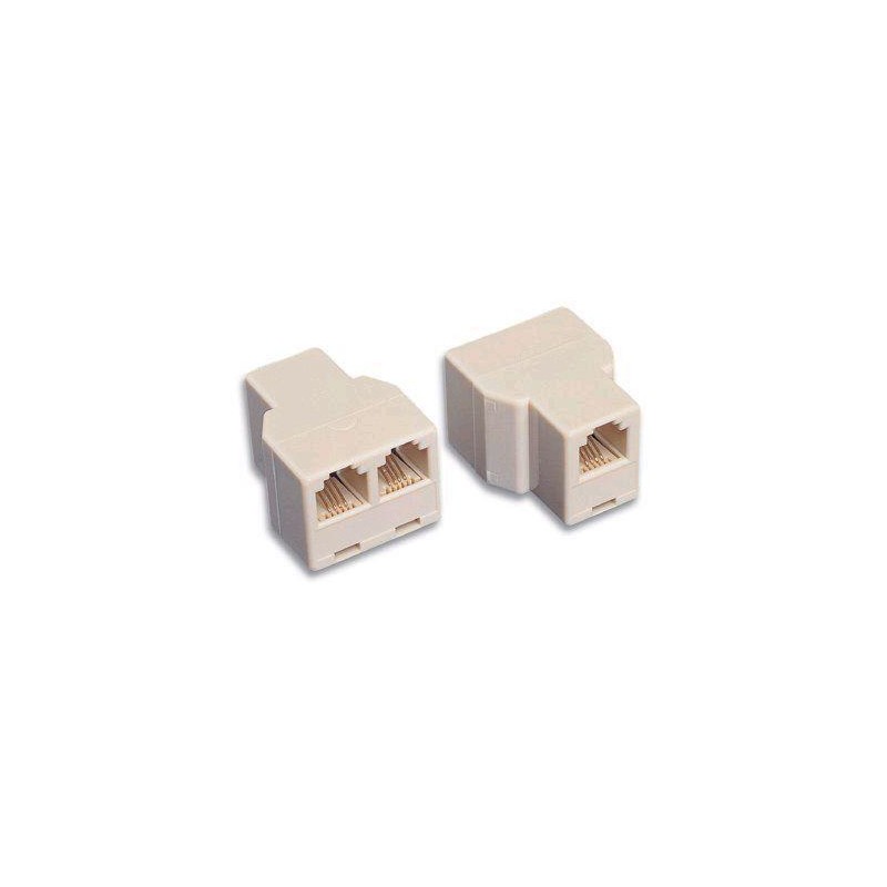 Accoppiatore telefonico 2 x 6P4C F a 6P4C F Accoppiatore telefonico 2 x 6P4C F a 6P4C F
