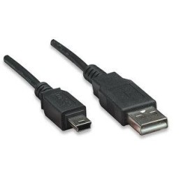 Cavo USB 2.0 A maschio/mini B 5 pin maschio 1,8 m Nero