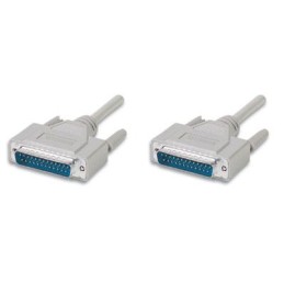 Cavo Seriali/Paralleli M/M D-Sub 25p. Cavo prol. 25p. M/M 1,8 m