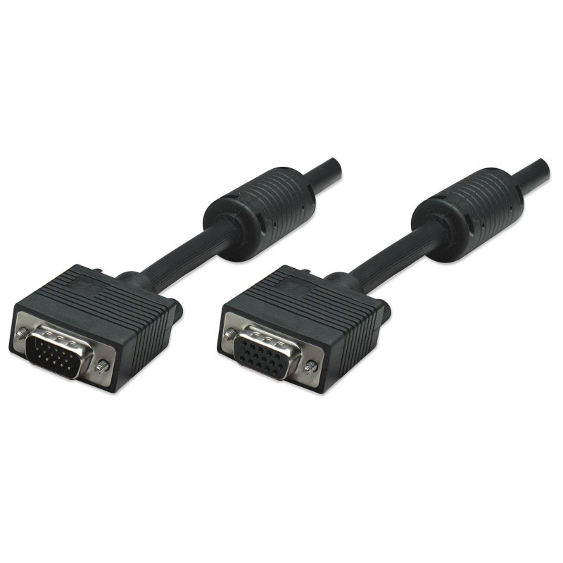 Cavo Prolunga SVGA M/F con ferrite da 5 m Cavo Prolunga SVGA M/F con ferrite da 5 m