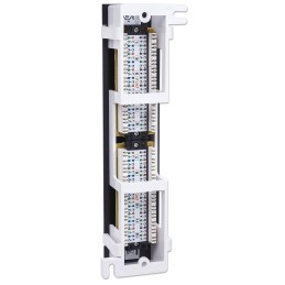 Pannello Patch 12 Porte UTP Cat6 Installazione a Muro