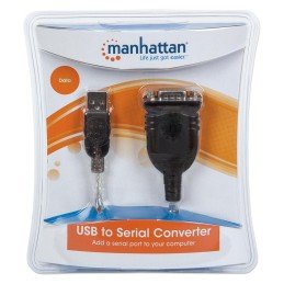 Convertitore Adattatore Manhattan da USB a Seriale 45cm in Blister