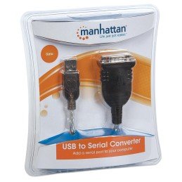 Convertitore Adattatore Manhattan da USB a Seriale 45cm in Blister