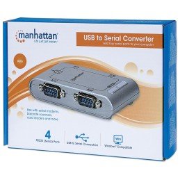 Convertitore da USB a 4 porte seriali