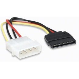 Cavo alimentazione SATA Molex 4pin M/SATA 15pin F