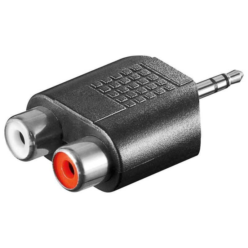 Adattatore Audio 3.5mm Maschio a 2 RCA Stereo Femmina Adattatore Audio 3.5mm Maschio a 2 RCA Stereo Femmina