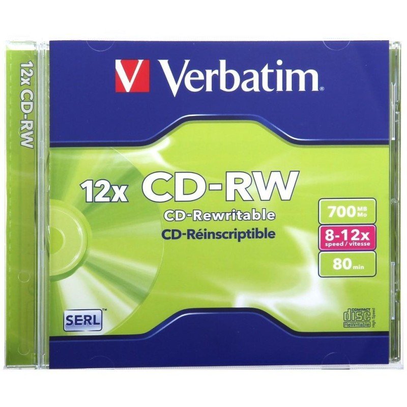CD-RW 12x 80 Min 700MB