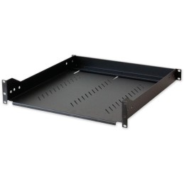 Mensola per Rack 19'' 600 mm 2U Nera 4 punti