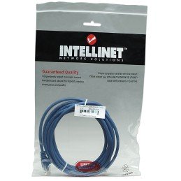 Cavo di rete Patch in Rame Cat. 5e Blu UTP Blu 1 mt