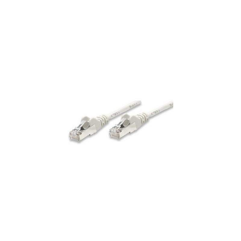 Cavo di rete Patch in Rame Schermato Cat. 5e Bianco FTP 0,5 mt Cavo di rete Patch in Rame Schermato Cat. 5e Bianco FTP 0,5 mt