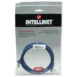 Cavo di rete Patch in Rame Schermato Cat. 5e Blu FTP 2 mt