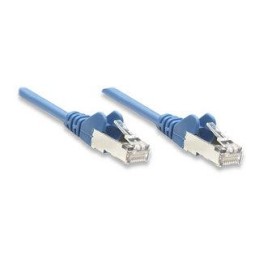 Cavo di rete Patch in Rame Schermato Cat. 5e Blu FTP 2 mt