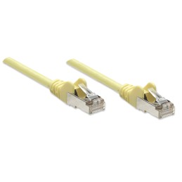 Cavo di rete Patch in Rame Schermato Cat. 5e Giallo FTP 10 mt