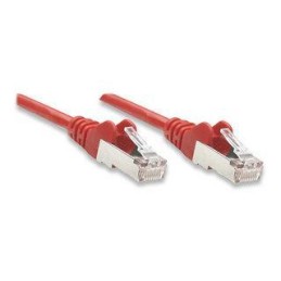 Cavo di rete Patch in Rame Schermato Cat. 5e Rosso FTP 7,5 mt