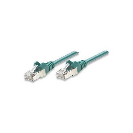 Cavo di rete Patch in Rame Schermato Cat. 5e Verde FTP 0,5 mt