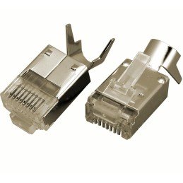 Plug per Cat. 5 e 6 STP con Copriconnettore