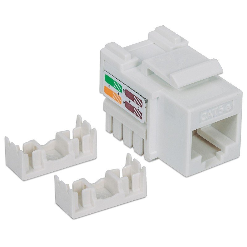 Frutto Keystone RJ45 Cat5e UTP Bianco