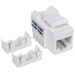 Frutto Keystone RJ45 Cat.6 UTP non schermato Bianco