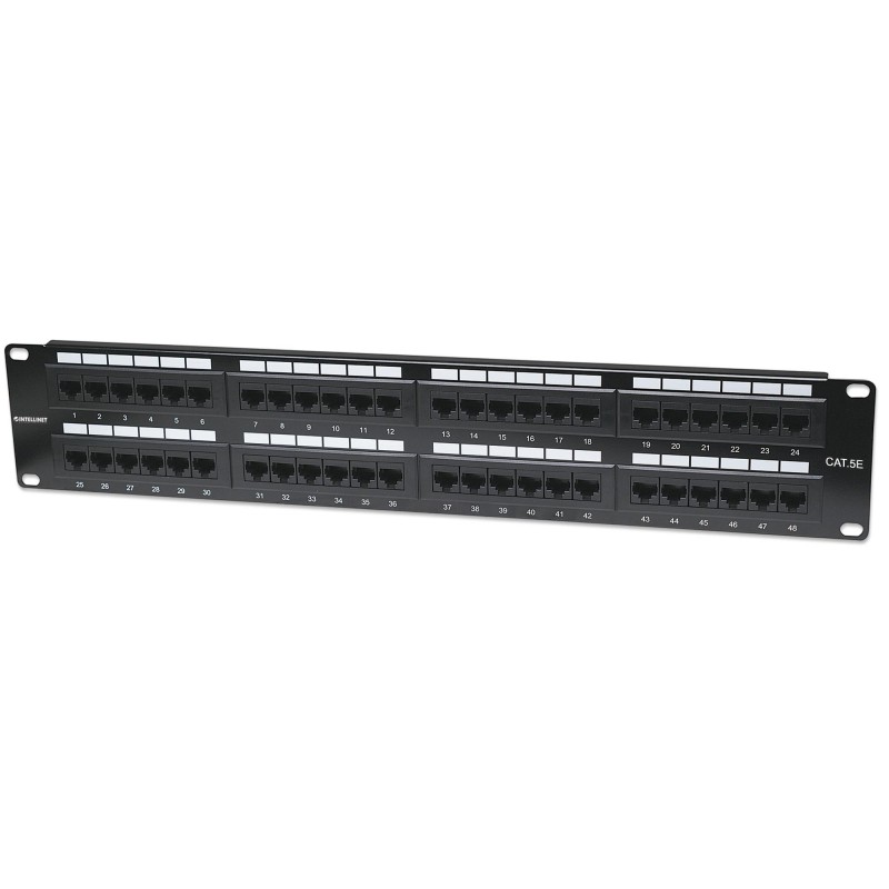 Pannello Patch UTP 48 Posti RJ45 cat. 5E Pannello Patch UTP 48 Posti RJ45 cat. 5E