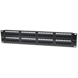 Pannello Patch UTP 48 posti RJ45 cat. 6