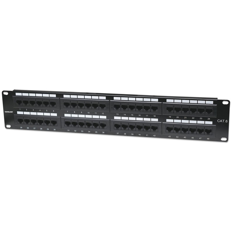 Pannello Patch UTP 48 posti RJ45 cat. 6