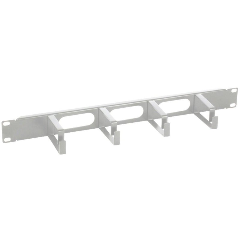 Pannello Passacavi 4 Anelli Lunghi 3 Fori 1U Grigio Pannello Passacavi 4 Anelli Lunghi 3 Fori 1U Grigio