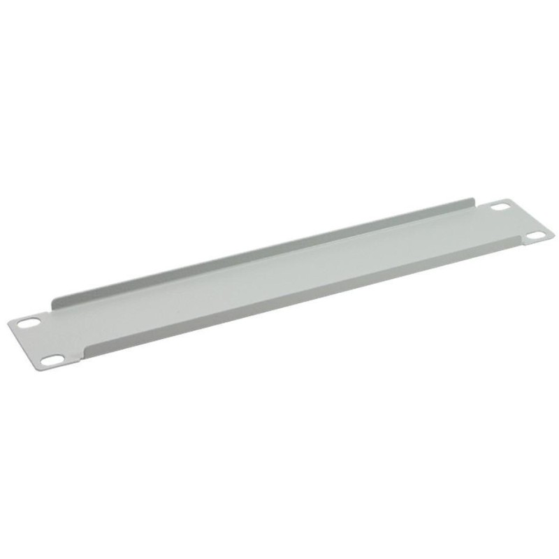 Pannello Cieco 1 HE per Armadio 10" Grigio Chiaro