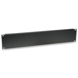 Pannello Cieco per Armadi Rack 19'' Nero 2 Unità