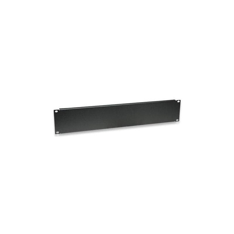 Pannello Cieco per Armadi Rack 19'' Nero 2 Unità