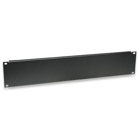 Pannello Cieco per Armadi Rack 19'' Nero 2 Unità